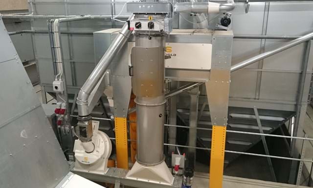 dysfilter för rensning av spannmål