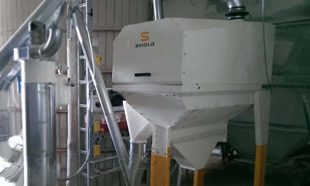 trumrens för att rensa spannmål